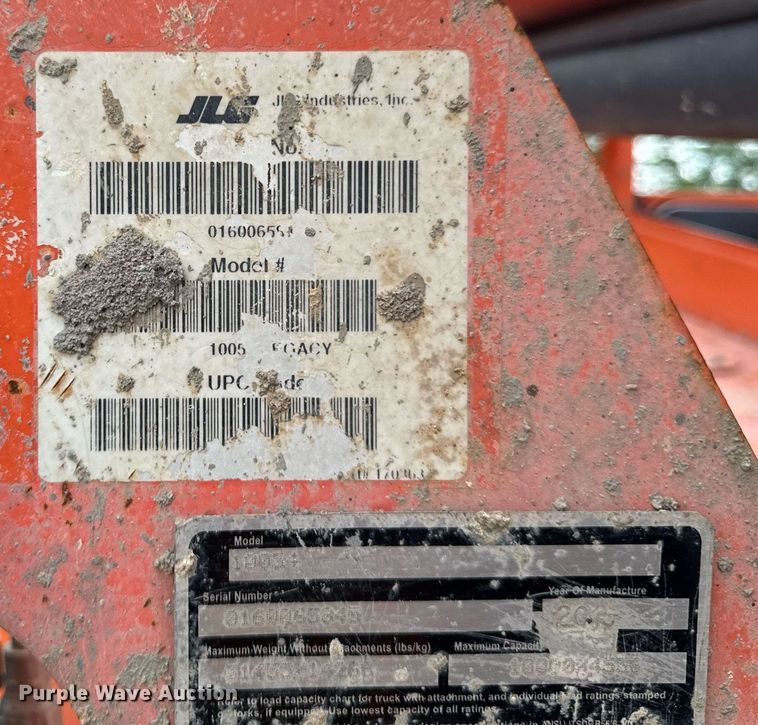 image for item EM2086 2015 JLG 10054 telehandler