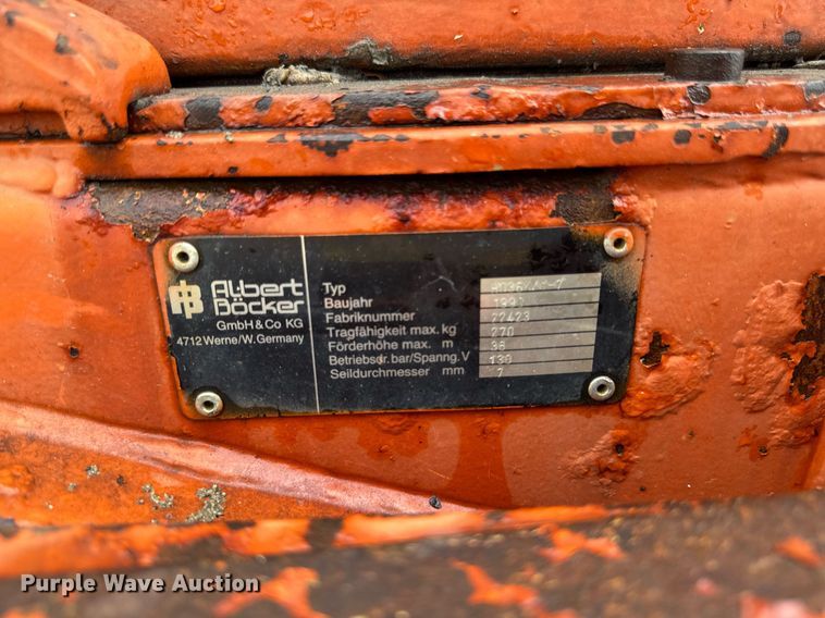 image for item EM2089 Bocker HD-36K construction lifts