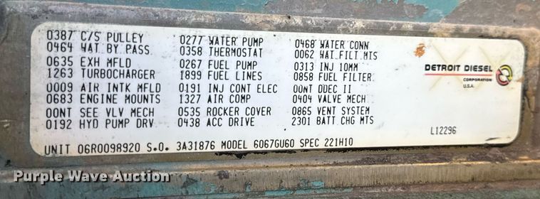 image for item EN4582 1993 Peterbilt 378 dump truck