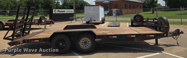 image for item EN8092 2021 Tex Fab Mfg 14EH20 equipment trailer