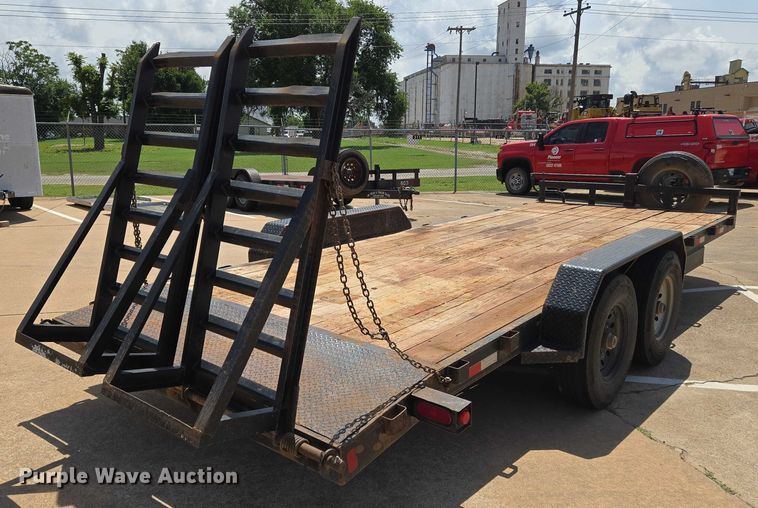 image for item EN8092 2021 Tex Fab Mfg 14EH20 equipment trailer