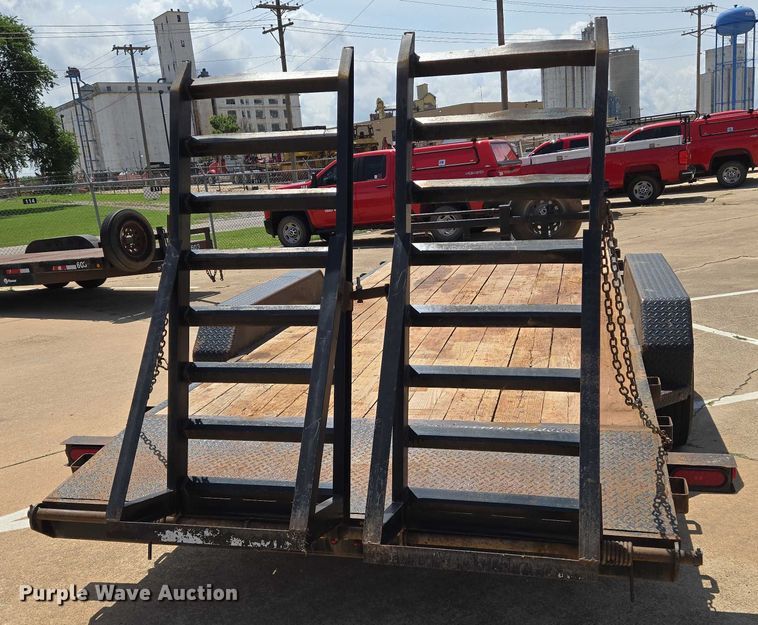 image for item EN8092 2021 Tex Fab Mfg 14EH20 equipment trailer