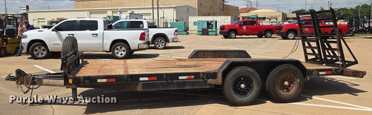 image for item EN8092 2021 Tex Fab Mfg 14EH20 equipment trailer