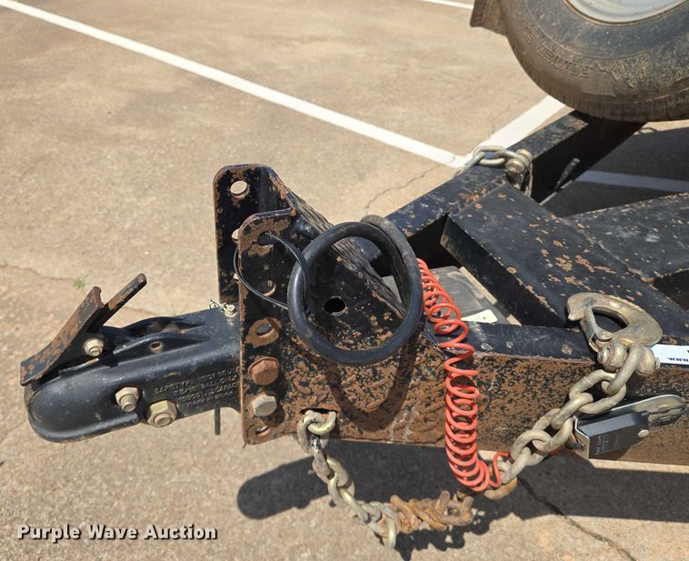 image for item EN8092 2021 Tex Fab Mfg 14EH20 equipment trailer