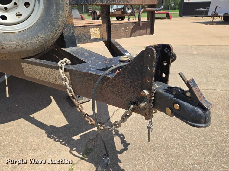 image for item EN8092 2021 Tex Fab Mfg 14EH20 equipment trailer