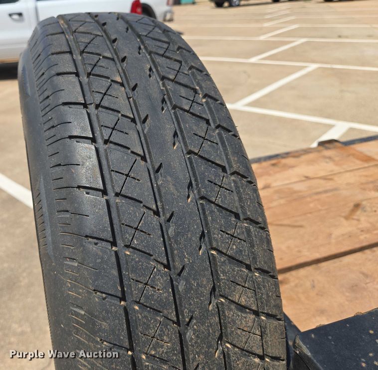 image for item EN8092 2021 Tex Fab Mfg 14EH20 equipment trailer