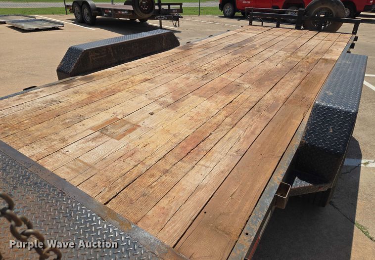 image for item EN8092 2021 Tex Fab Mfg 14EH20 equipment trailer