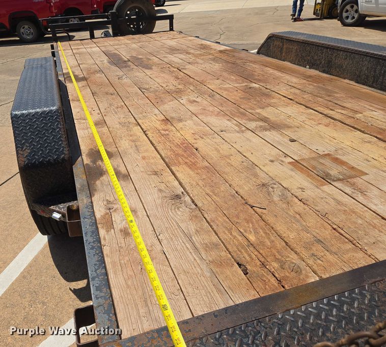 image for item EN8092 2021 Tex Fab Mfg 14EH20 equipment trailer