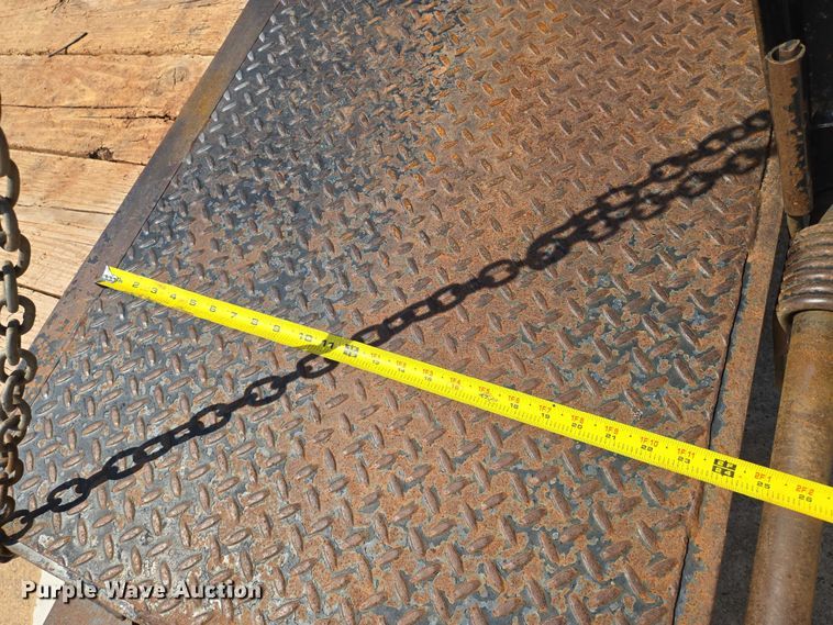 image for item EN8092 2021 Tex Fab Mfg 14EH20 equipment trailer