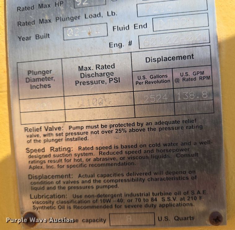 image for item EN8093 2012 Vermeer D36X50II directional boring unit