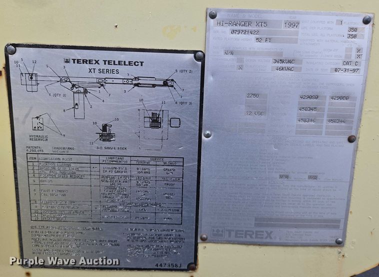 image for item EN8116 1998 International  4700 forestry bucket truck
