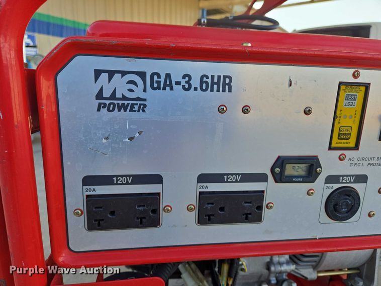 image for item EN8156 MQ Power  GA-3.6HR generator