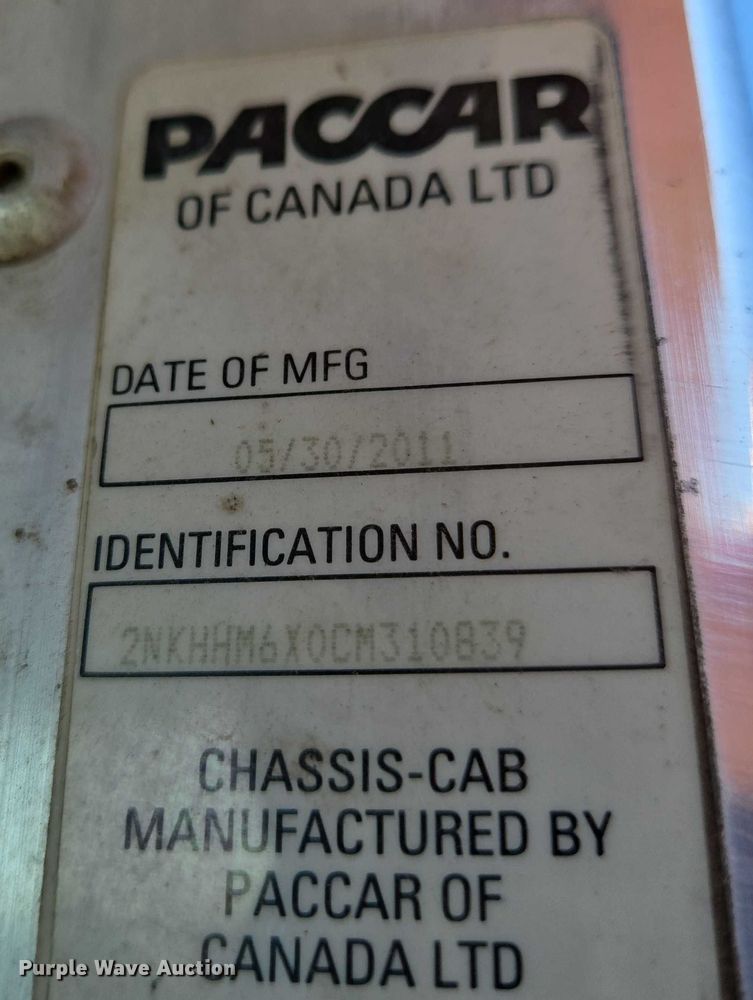 image for item EN8162 2012 Kenworth T370 utility / service truck