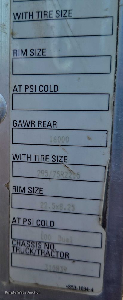 image for item EN8162 2012 Kenworth T370 utility / service truck