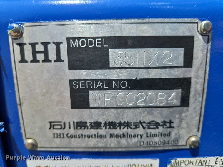 image for item EN8163 IHIMER 35NX2 mini excavator