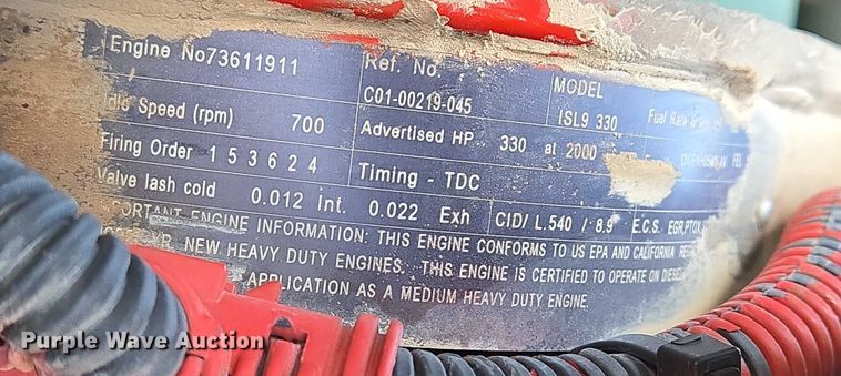 image for item EO0910 2014 Freightliner Business Class M2 digger derrick truck