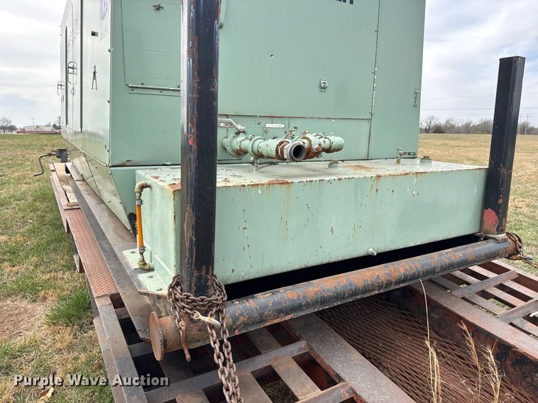 image for item EQ1235 1998 Belshe  T10 equipment trailer and air compressor