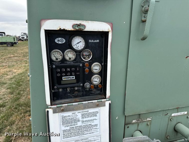 image for item EQ1235 1998 Belshe  T10 equipment trailer and air compressor