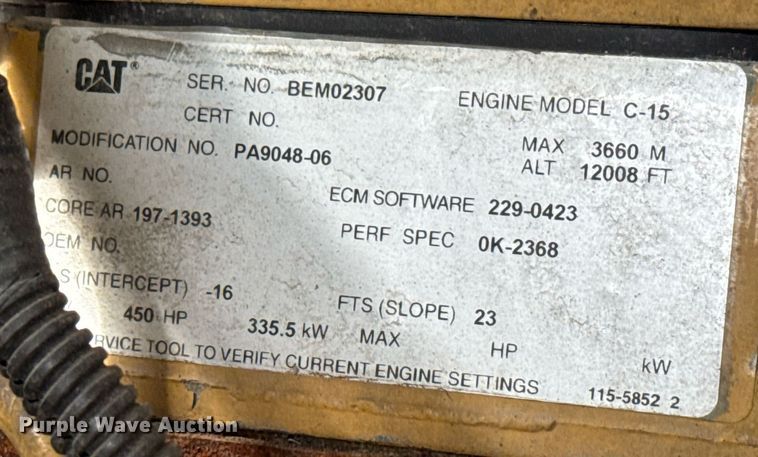 image for item EQ1235 1998 Belshe  T10 equipment trailer and air compressor