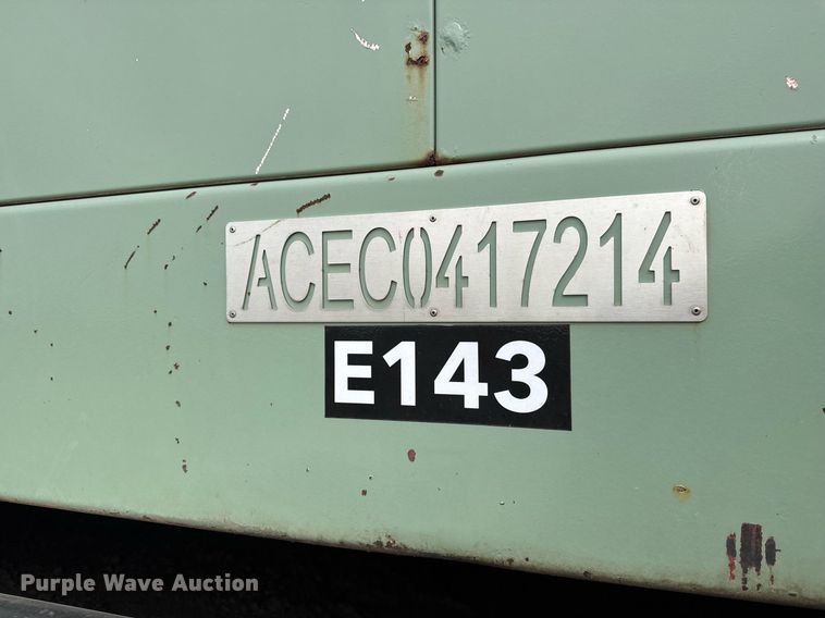 image for item EQ1235 1998 Belshe  T10 equipment trailer and air compressor