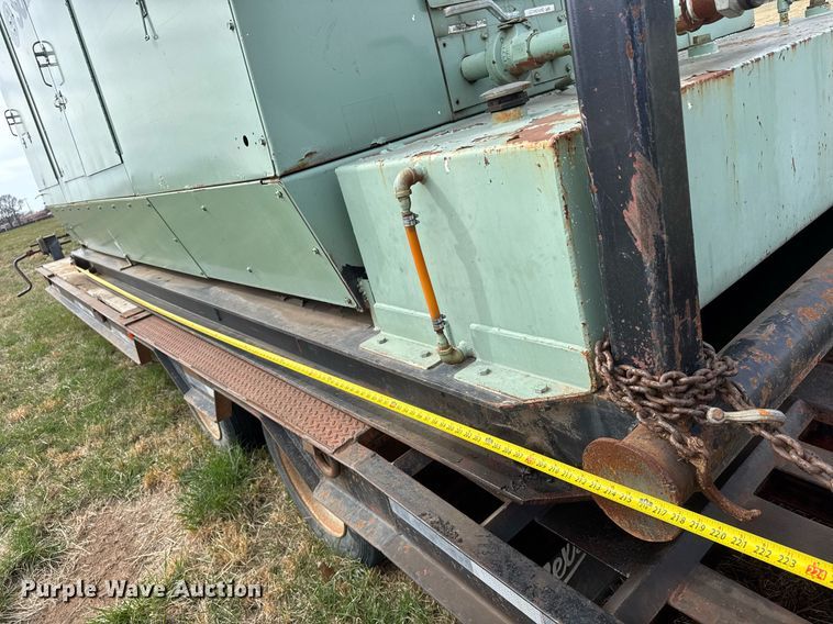 image for item EQ1235 1998 Belshe  T10 equipment trailer and air compressor