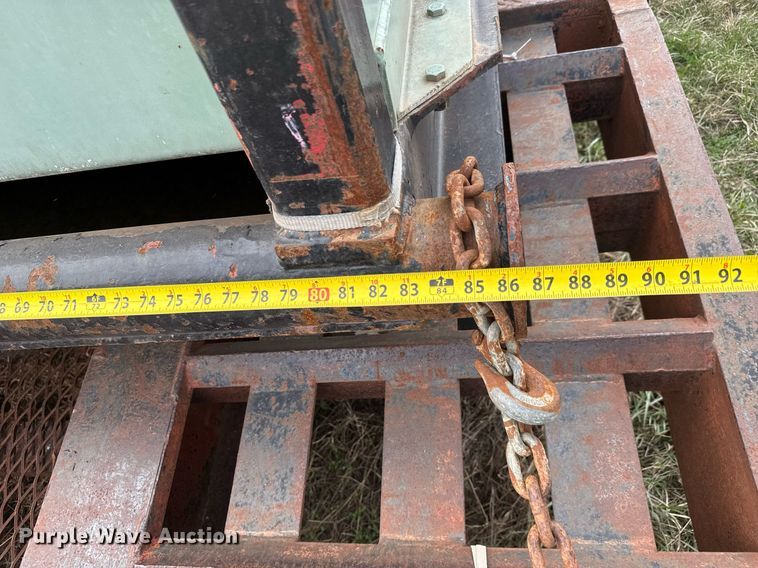 image for item EQ1235 1998 Belshe  T10 equipment trailer and air compressor