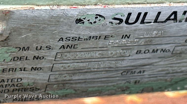 image for item EQ1235 1998 Belshe  T10 equipment trailer and air compressor