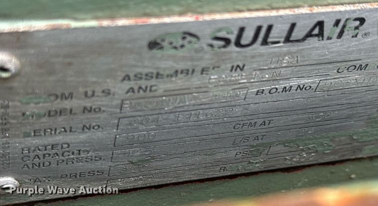 image for item EQ1235 1998 Belshe  T10 equipment trailer and air compressor