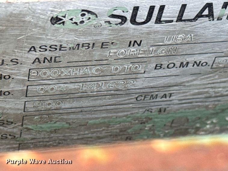 image for item EQ1235 1998 Belshe  T10 equipment trailer and air compressor