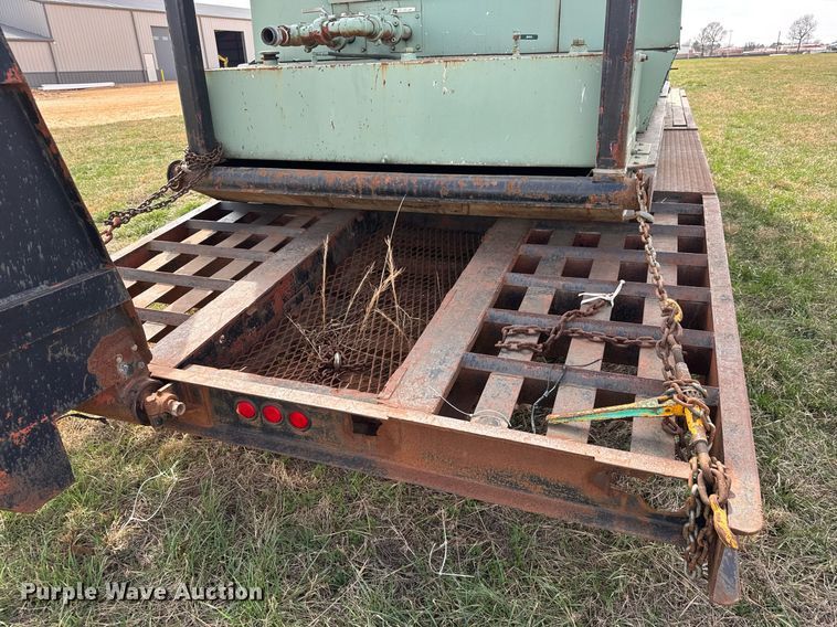image for item EQ1235 1998 Belshe  T10 equipment trailer and air compressor