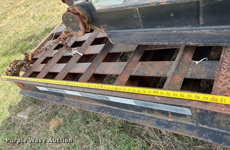 image for item EQ1235 1998 Belshe  T10 equipment trailer and air compressor