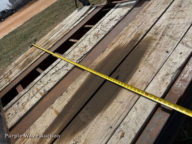 image for item EQ1235 1998 Belshe  T10 equipment trailer and air compressor