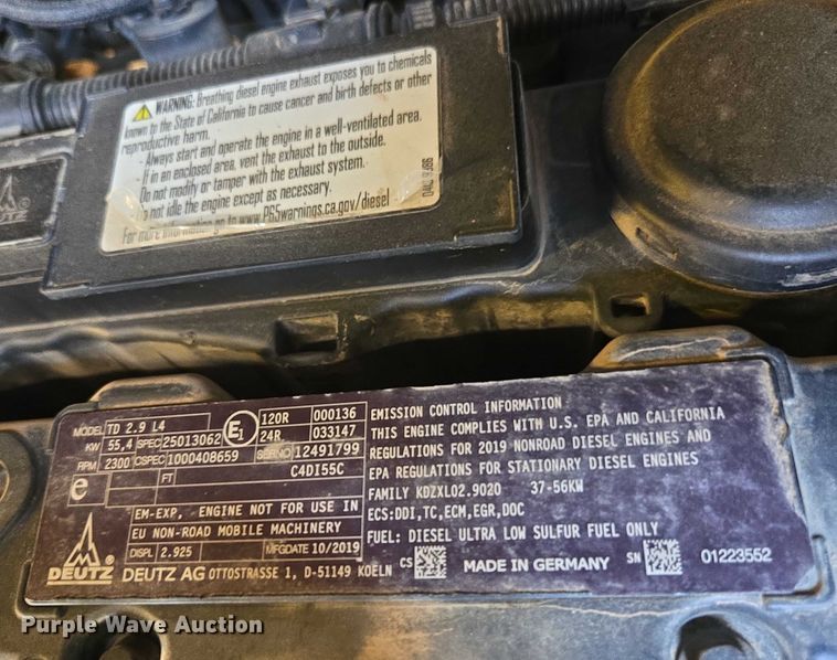 image for item YA0502 2020 Wacker Neuson DV100 site dumper