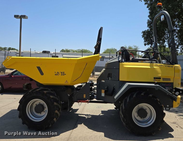 image for item YA0537 2020 Wacker Neuson DV60 site dumper