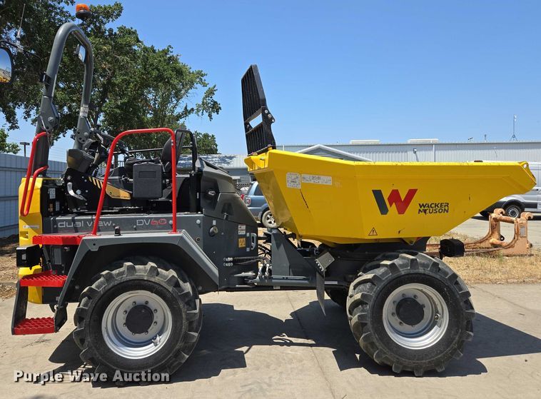 image for item YA0537 2020 Wacker Neuson DV60 site dumper