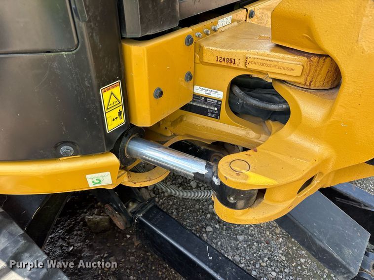 image for item YA0580 2022 Caterpillar 303.5 mini excavator