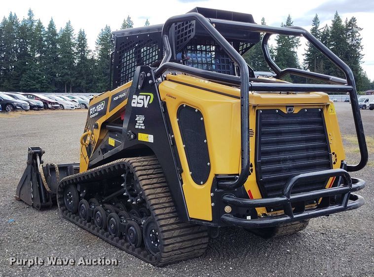 image for item YA0585 2022 ASV RT120 Forestry tracked skid steer loader