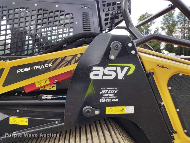 image for item YA0585 2022 ASV RT120 Forestry tracked skid steer loader