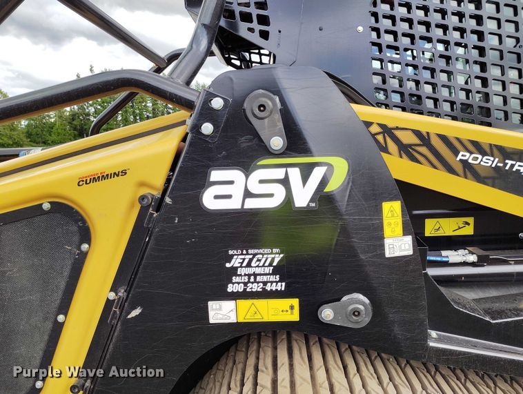 image for item YA0585 2022 ASV RT120 Forestry tracked skid steer loader