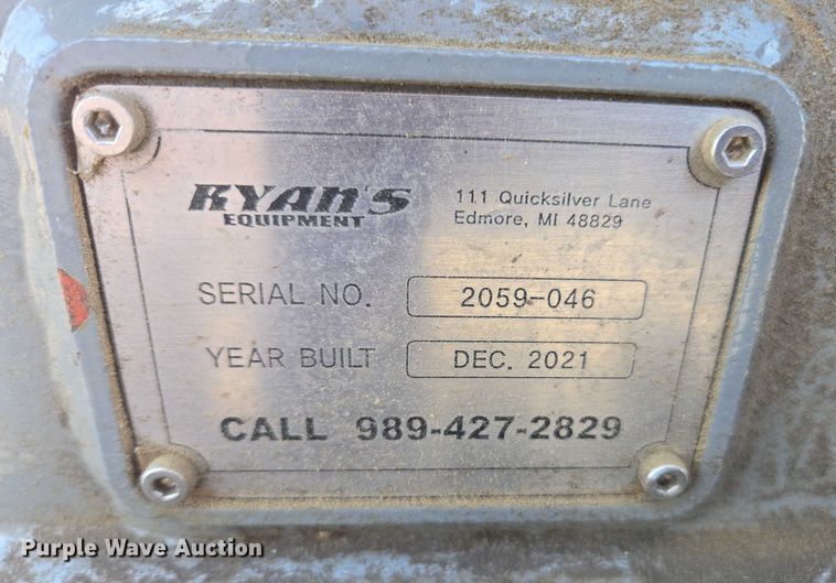 image for item YA0623 2022 Ryans Equipment excavator grapple chain saw