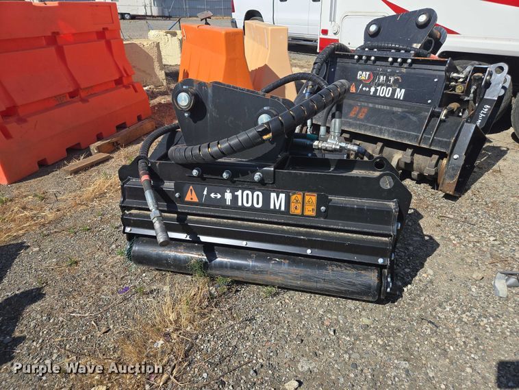 image for item YA0624 2021 Caterpillar HMF210 excavator flail mower