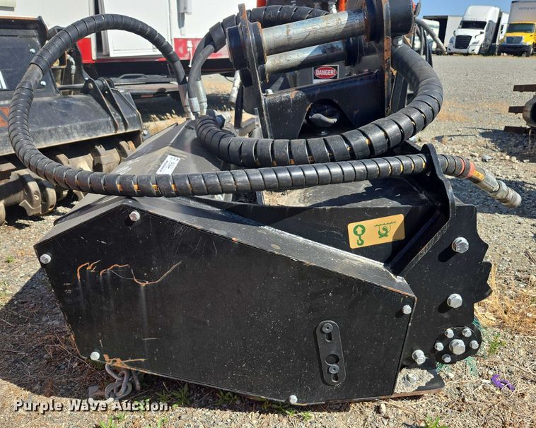 image for item YA0624 2021 Caterpillar HMF210 excavator flail mower