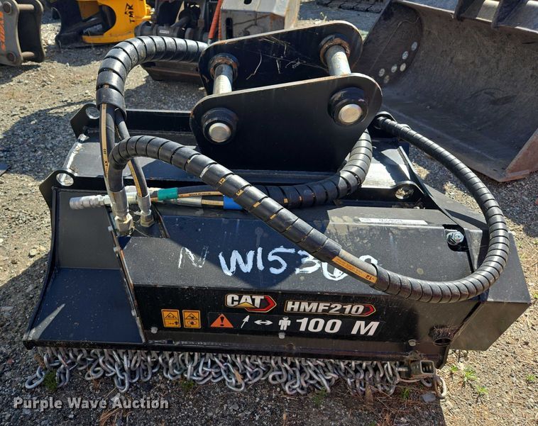 image for item YA0624 2021 Caterpillar HMF210 excavator flail mower