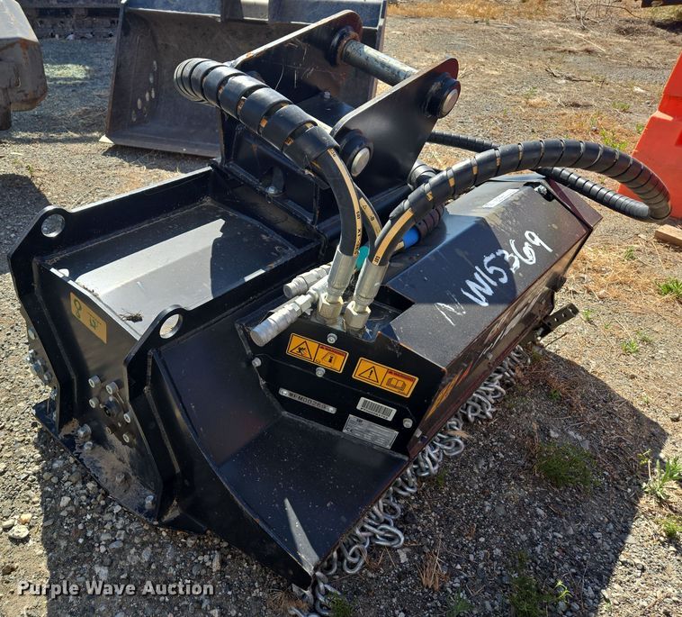 image for item YA0624 2021 Caterpillar HMF210 excavator flail mower