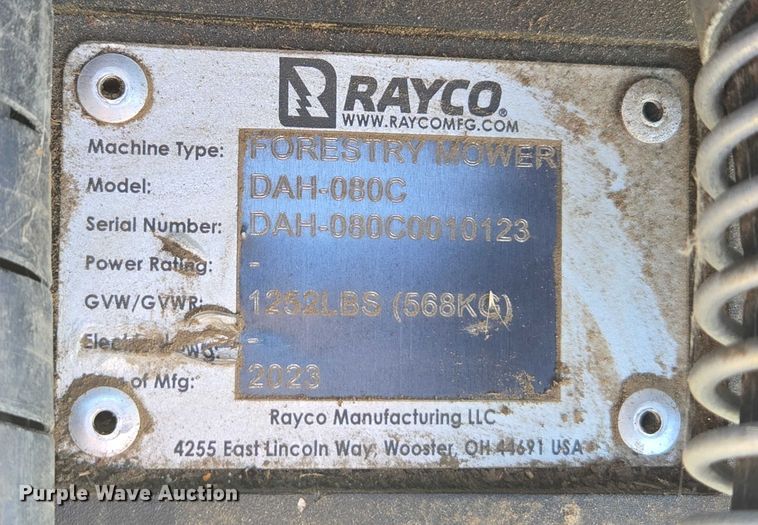 image for item YA0627 2023 Denis Cimaf DAH-080C excavator mulcher