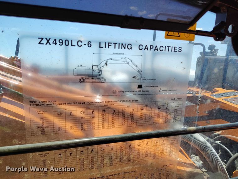 image for item YA0650 2023 Hitachi ZX490LC-6 excavator