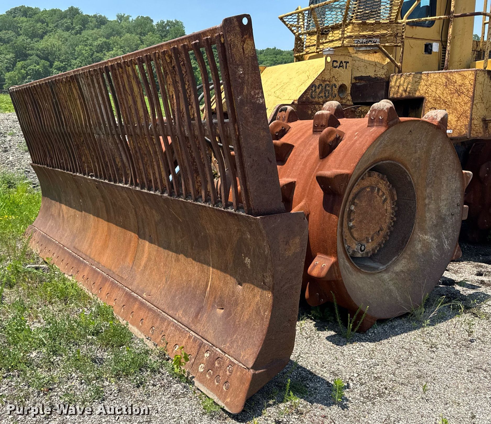 1992 Caterpillar 826C landfill compactor in Hooven, OH