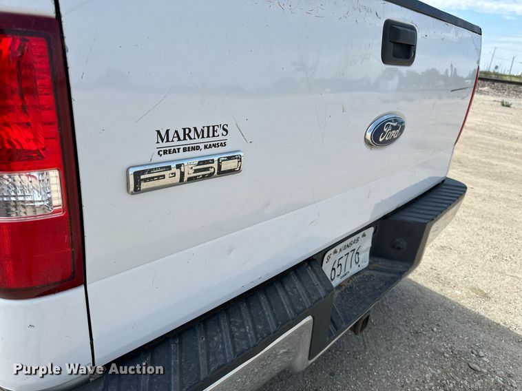 image for item DF8557 2007 Ford F150 SuperCab pickup truck