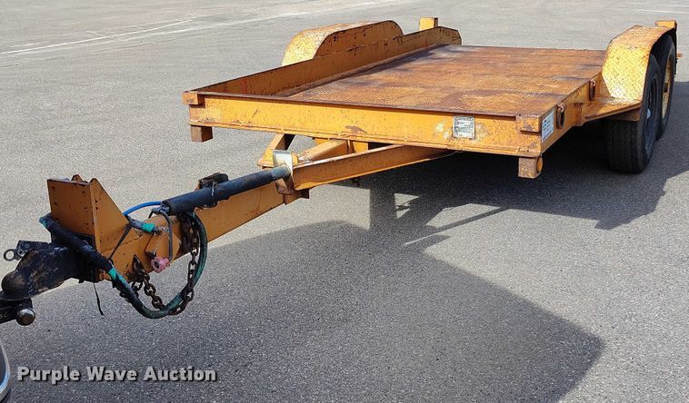 image for item DP5002 1993 Butler tilt deck utility trailer