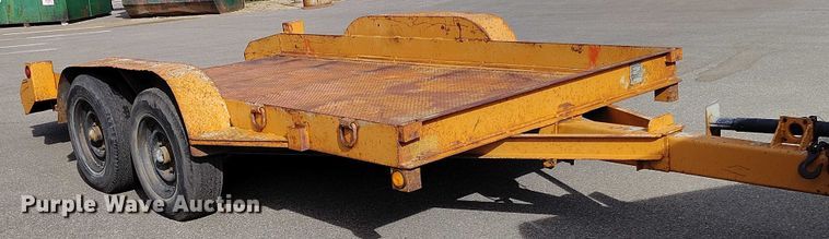 image for item DP5002 1993 Butler tilt deck utility trailer